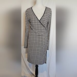 *EUC* Max Studio Assymetrical Faux Wrap Dress